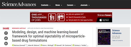 近日麻省理工大学的研究人员开发出一种计算模型，可以帮助改善注射类微粒制剂的可注射性并防止堵塞。