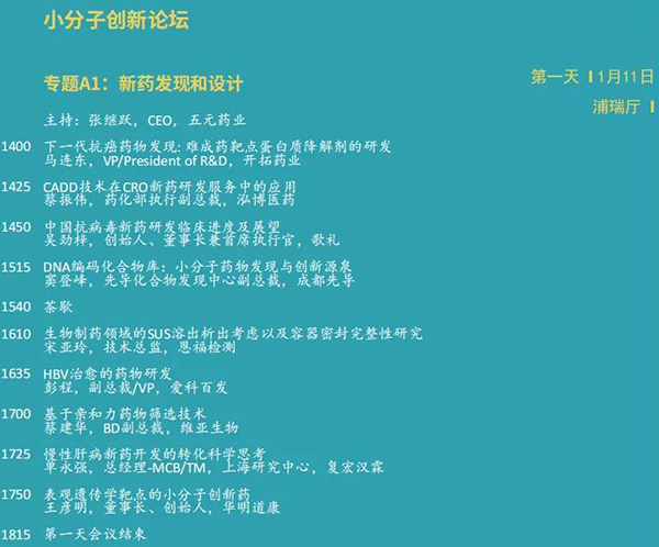 小分子创新论坛--专题A1：新药发现和设计.png