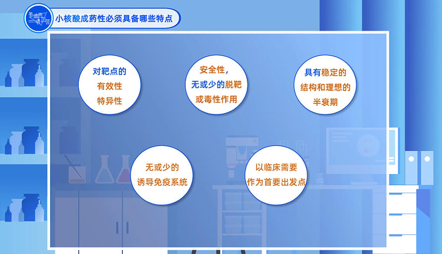 小核酸成药性必须具备哪些特点？