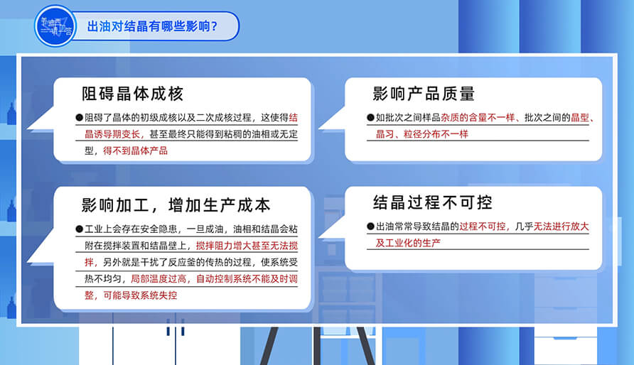 出油对结晶有哪些影响？